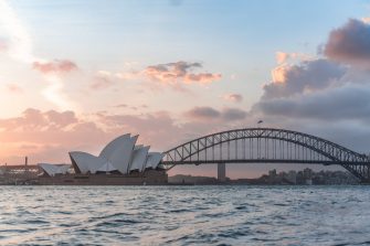 Sydney Harbour with Opera House and Sydney Harbour Bridge