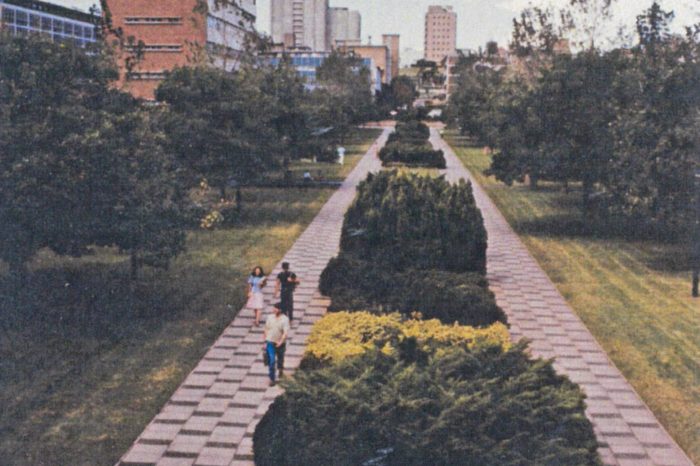 Historical photo of UNSW - Main Walkway