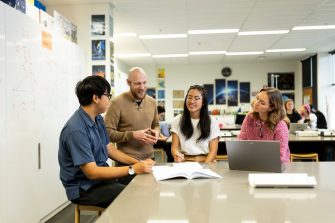 Science Teacher in class